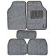 Leganza A2CW145-GREYCar Footmat, Color Grey, Material PVC, Finish Textured
