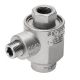 Techno SE -10 Quick Exhaust Valve (Festo Type), Working Pressure 10kgf/sq cm, Thread Size 3/8inch, Temperature 5-50deg C, Working Medium Compressed Lubricated Air