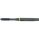 Swiss Tech SWT1850906Y BSP Yellow Ring SP/PT DIN 5156 HSS EV Tap, Shank Diameter 12.0mm, Overall Length 100.0mm, Size-Pitch 3/8inch x 19