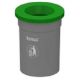 Frontier FLB-80 Bin with Funnel Shaped Lid, Capacity 80l