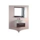 Elegant Casa PVC-217 Bathroom Cabinet, Main Cabinet Size 600 x 460 x 420mm, Mirror Size 800 x 500mm, Side Cabinet 800 x 240 x 140mm, Material PVC