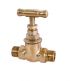 Sant IS 19 Brass Stop Valve, Size 15mm, Body Test Pressure 1.5Mpa Hyd.