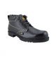JCB Heatmax Safety Shoes, Upper Full Grain Textured Leather
