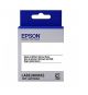 Epson LK-5WBN Label Tape, Color Black on White, Size 18mm