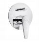 Hindware F440015 Single Lever Divertor With Wall Flange And Knob, Finsih Chrome