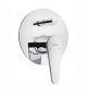 Hindware F440016 Single Lever High Flow Divertor With Wall Flange And Knob, Finsih Chrome