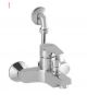 Hindware F360019 Single Lever Bath And Shower Mixer, Finsih Chrome