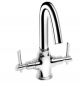 Hindware F110027 Sink Mixer With Normal Swivel Spout, Finsih Chrome