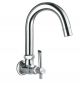 Hindware F110021SCP Sink Cock With Normal Swivel Spout, Finsih Chrome