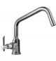 Hindware F110034 Sink Cock With Extended Swivel Spout, Finsih Chrome