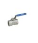 Sant SSB Stainless Steel Ball Valve, Size 25, Body Test Pressure 100kg/sq cm g Hyd., Seat Test Pressure 100kg/sq cm g Hyd.