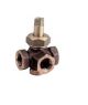 Sant SBM 27 Bronze Gland Plug Valve, Size 32, Body Test Pressure 200Psig. Hyd.