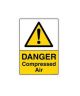Safety Sign Store CW453-A4V-01 Danger: Compressed Air Sign Board
